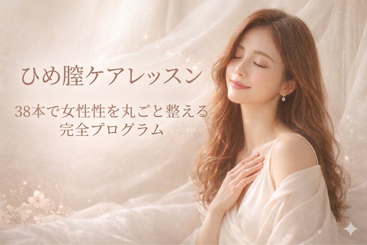 ひめ膣ケアレッスン｜38本で女性性を丸ごと整える完全プログラム